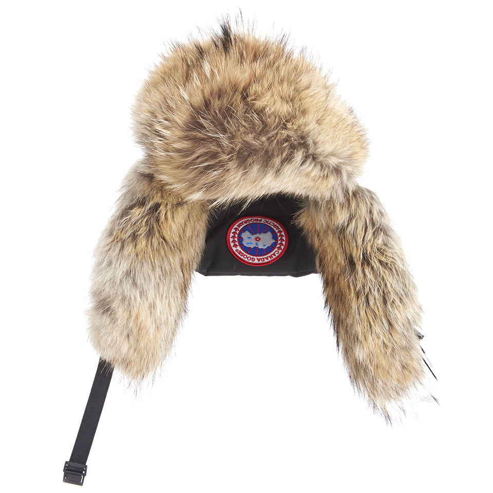 canada goose coyote fur hat