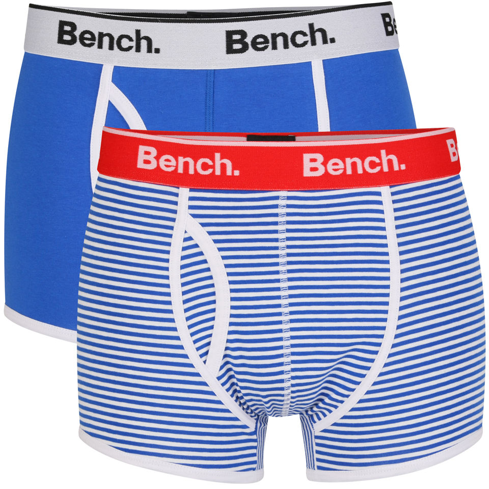 Bench Men's 2-Pack Boxers - Blue Mens Underwear | Zavvi