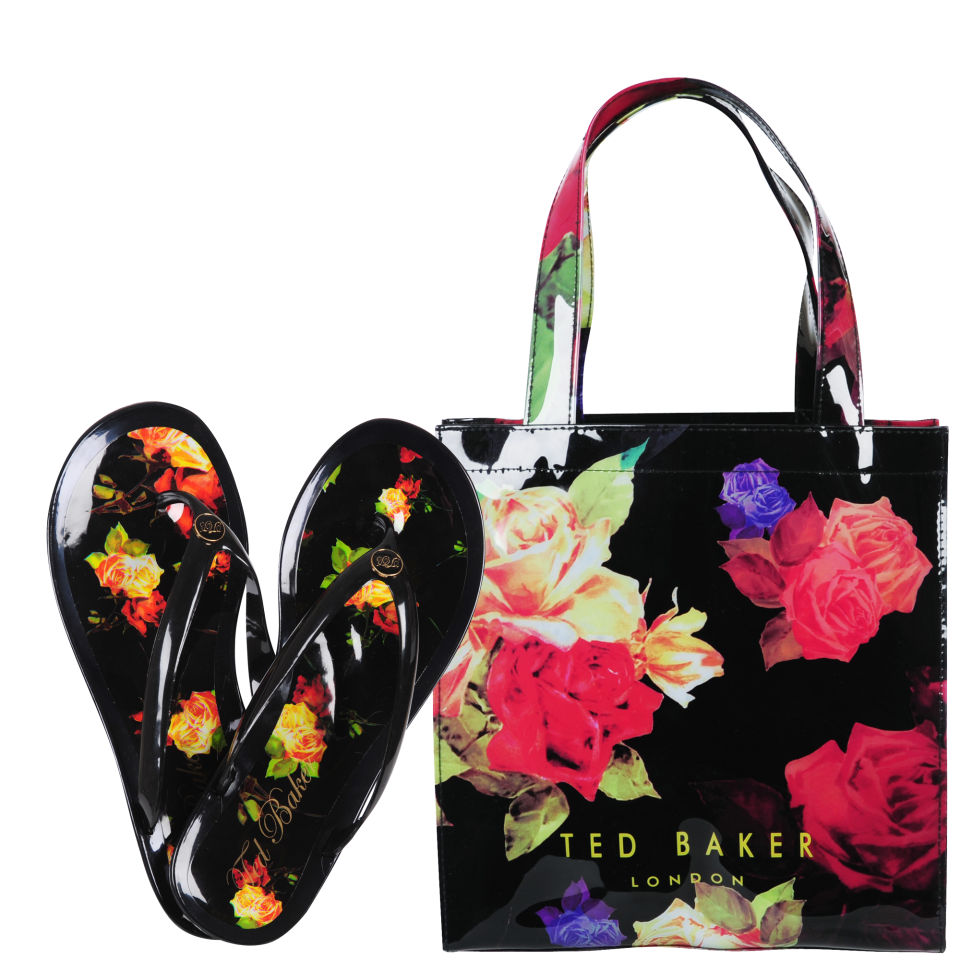 ted baker bag with flip flops
