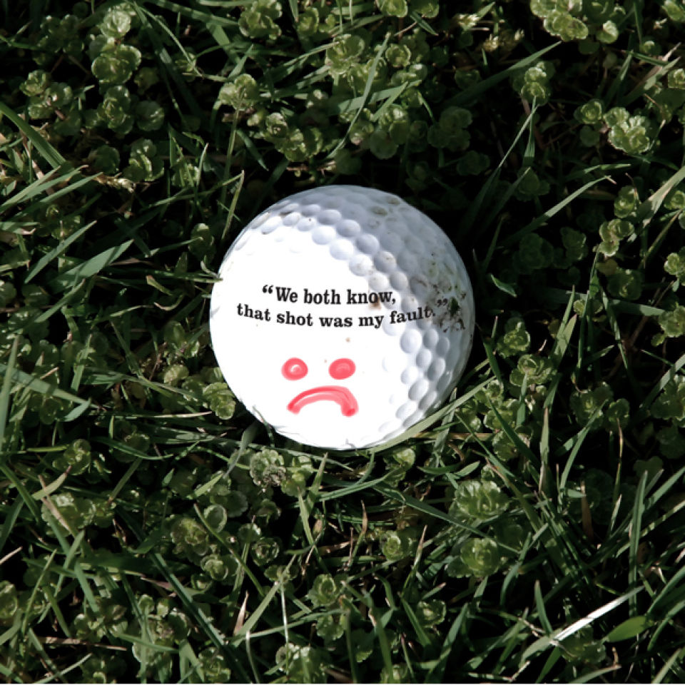 Self Deprecating Golf Balls - IWOOT UK
