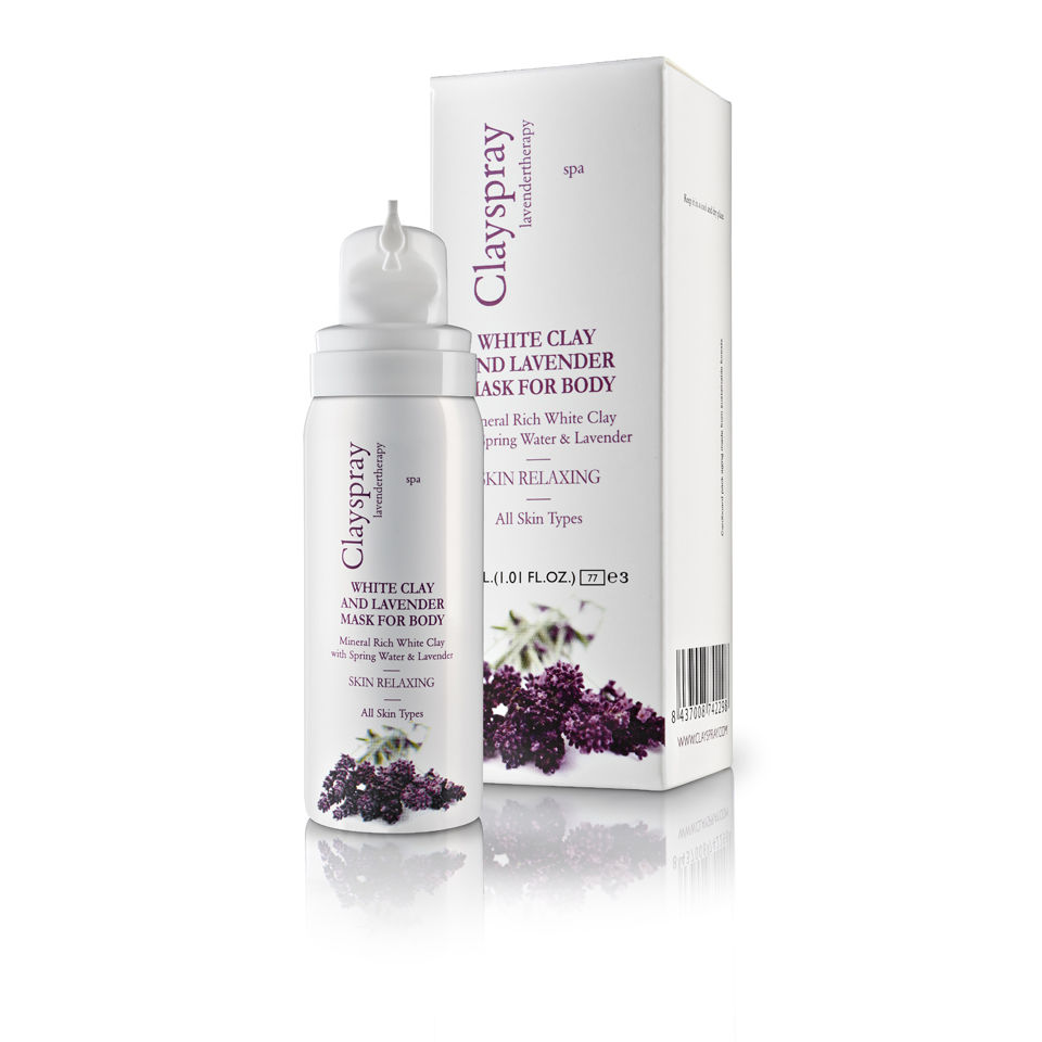 Clayspray Lavender Therapy White Clay And Lavender 30ml Free