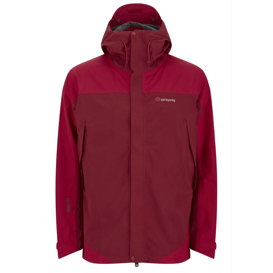 Sprayway Men's Gore Tex Phantom II Jacket - Burgundy Sports & Leisure ...