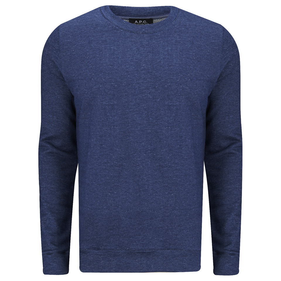 A.P.C. Men's Denim Sweatshirt - Indigo - Free UK Delivery Available