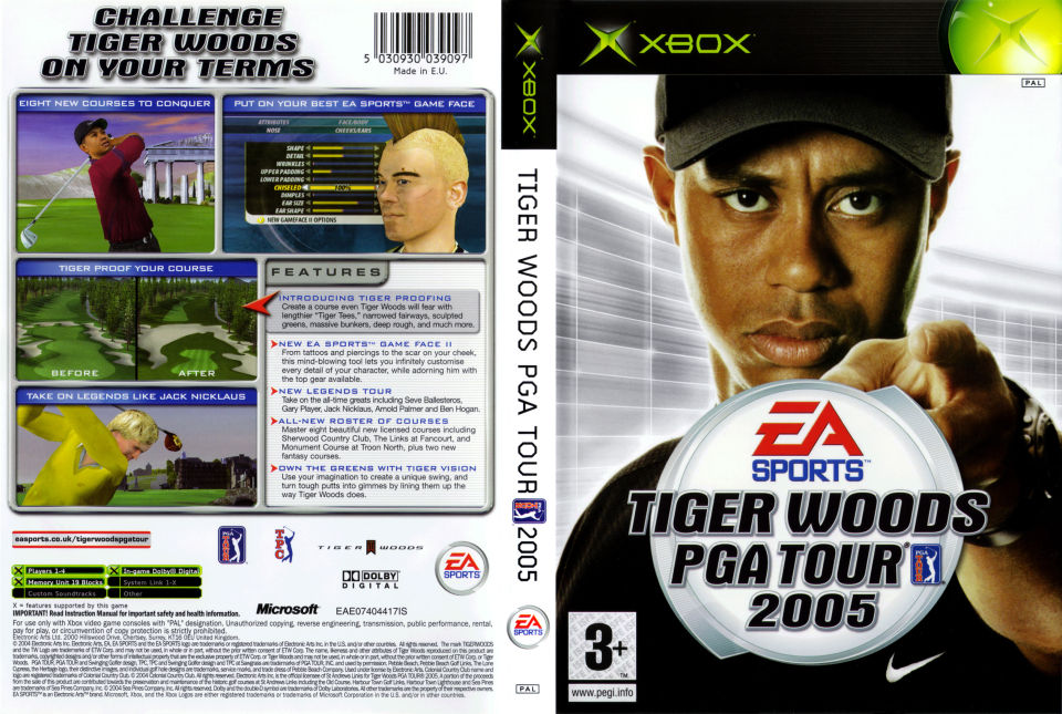 Tiger Woods Pga Tour 2005 Xbox 360 Zavvi Uk