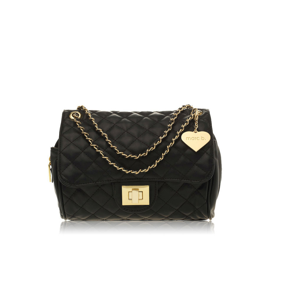 marc b knightsbridge quilted shoulder bag