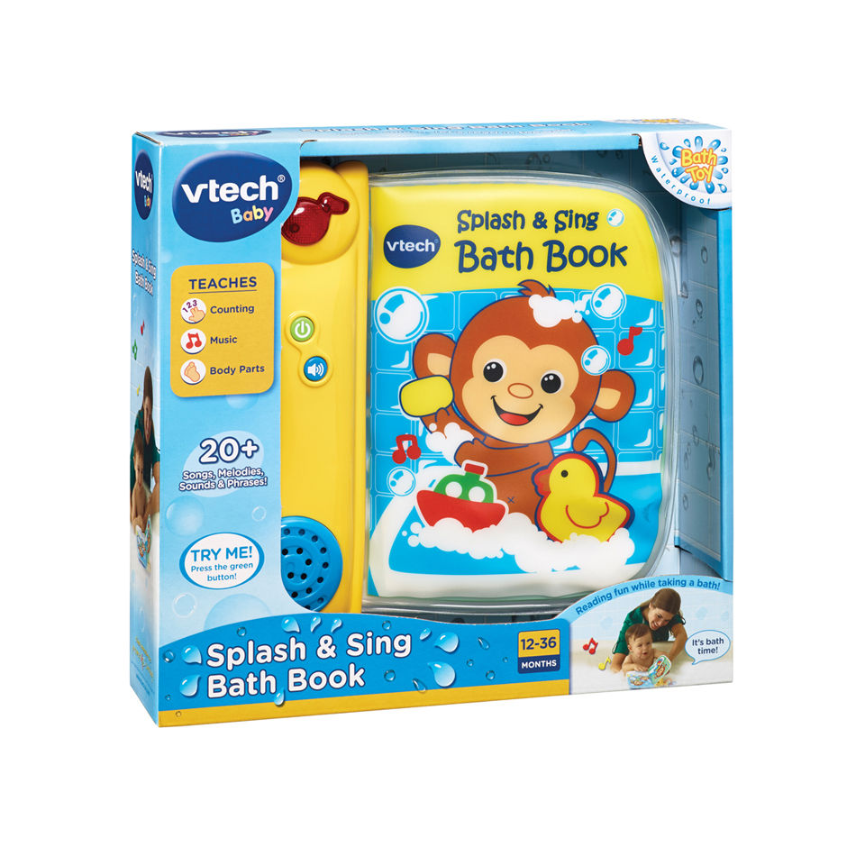 vtech splash and sing bath book