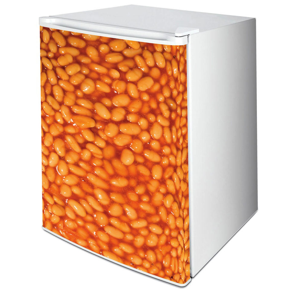 Baked Beans One-Door Freezer or Fridge Vinyl Wrap | IWOOT