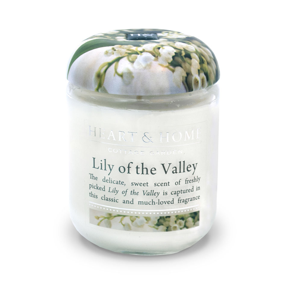 Heart & Home Lily of the Valley Small Jar Candle IWOOT