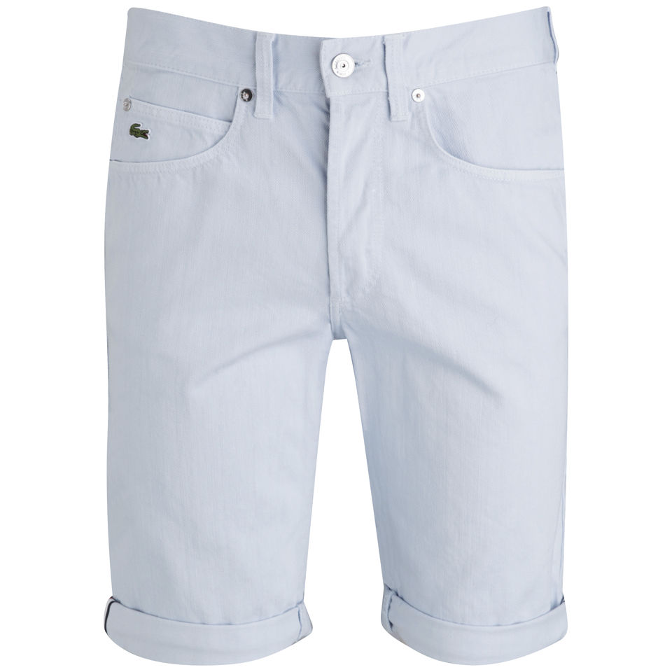 lacoste denim shorts