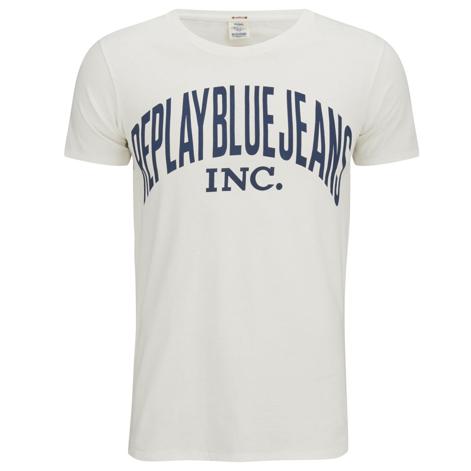 Replay Men S Forever T Shirt White Clothing Zavvi Us