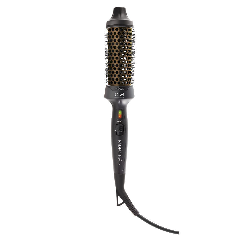 Diva Professional Styling Radiant Shine Ionic Thermal Heated Brush 40mm Lookfantastic Singapore