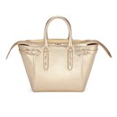 Aspinal of London Marylebone Mini Tote Bag - Metallic Gold Nappa