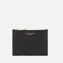 Aspinal of London Women's Essential Small Flat Pouch - Black