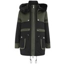 Karl Lagerfeld Women's Stormy Parka - Olive Night - Free UK Delivery Available