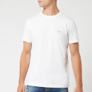 BOSS Men's Basic Crew Shoulder Logo T-Shirt - White