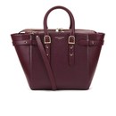 Aspinal of London Women's Marylebone Medium Tote Bag - Burgundy Saffiano