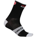 Castelli RoSso Corsa 13 Socks - Black - S/M Castelli RoSso Corsa 13 Socks - Black - S/M