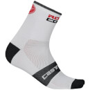 Castelli RoSso Corsa 13 Socks - White - S/M Castelli RoSso Corsa 13 Socks - White - S/M