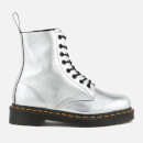 Dr. Martens Pascal Metallic Leather 8-Eye Lace Up Boots