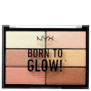Paleta de Iluminadores Born To Glow da NYX Professional Makeup Paleta de Iluminadores Born To Glow da NYX Professional Makeup