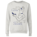 Disney Assepoester All You Need Is Love Dames trui Wit Disney Assepoester All You Need Is Love Dames trui Wit