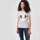 Disney Minnie Mouse Spiegel Illusie Dames T shirt Grijs Disney Minnie Mouse Spiegel Illusie Dames T shirt Grijs