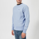 champion men's light blue crewneck sweatshirt