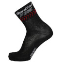 PBK Santini 19 High Profile Cool Max Socks - Black/Red PBK Santini 19 High Profile Cool Max Socks - Black/Red