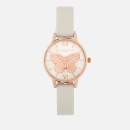 Olivia Burton Women's 3D Butterfly Watch - Blush/Rose Gold