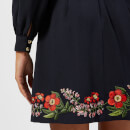 ted baker siliia kirstenbosch embroidered wrap dress