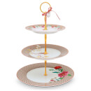 Pip Studio 3 Tier Floral Cake Stand
