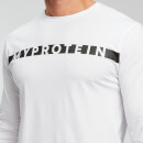 Мъжка тениска с дълъг ръкав Original на MP - бяло - XS