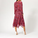 Whistles Women S Abstract Animal Carlotta Dress Pink Multi