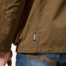 barbour lockseam jacket dark sand