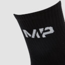 Мъжки спортни чорапи Essentials на MP - черни (2 в пакет) - UK 6-8