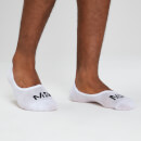 MP Men's Essentials Invisible Socks - White (3 Pack) - UK 6-8