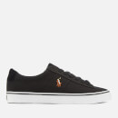 Polo Ralph Lauren Men's Sayer Canvas Low Top Trainers - Black