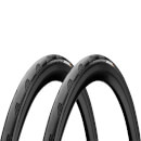 Continental Grand Prix 5000 Clincher Road Tyre Twin Pack - Black - 700c x 25mm