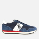 Polo Ralph Lauren Men's Train 90 PP Runner Style Trainers - Newport Navy/White