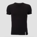 MP Men's Luxe Classic Crew T-Shirt - Black/White (2 Pack) - XS