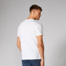 เสื้อยืดผู้ชายคลาสสิค Luxe ของ MP – White/White (2 แพ็ค) - XS
