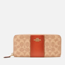 Coach Women's Colorblock Slim Accordion Zip Wallet - Tan Rust