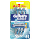 Gillette Sensor3 Cool Einwegrasierer (6 Stück)