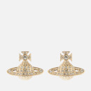 Vivienne Westwood Women's Minnie Bas Relief Earrings - Gold Crystal