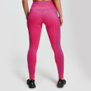 Seamless 無縫系列 女士對比色緊身褲 - 桃粉色 - XS