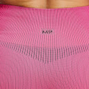 Seamless 無縫系列 女士對比色緊身褲 - 桃粉色 - XS