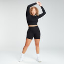 MP Women's Shape Seamless Ultra Cycling Shorts - Black - S