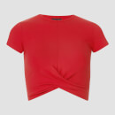MP Women's Power Short Sleeve Crop Top - Danger - XS