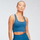 MP Women’s Shape Seamless Ultra Cross Strap Sports Bra - Pilot Blue - XS