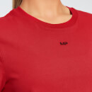 MP เสื้อยืดเอวลอย เอสเซนเชียลส์ สำหรับผู้หญิง - สีแดง - XS